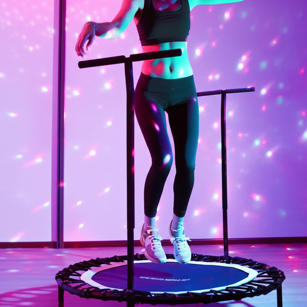 15 minute fun rebounder workout disco