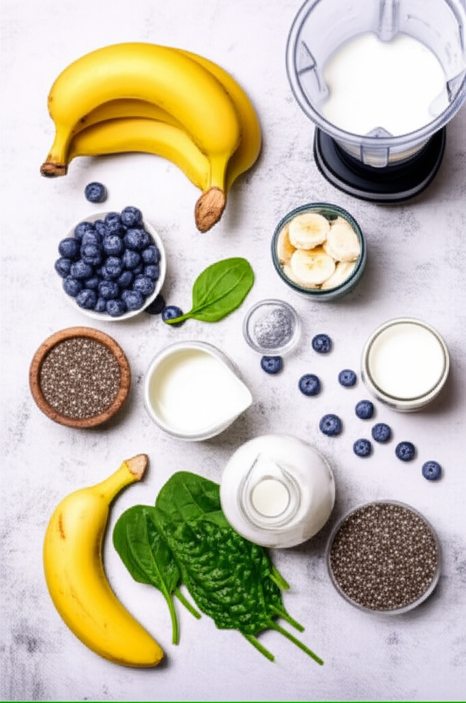 Low FODMAP smoothies in a glass with strawberries and chia