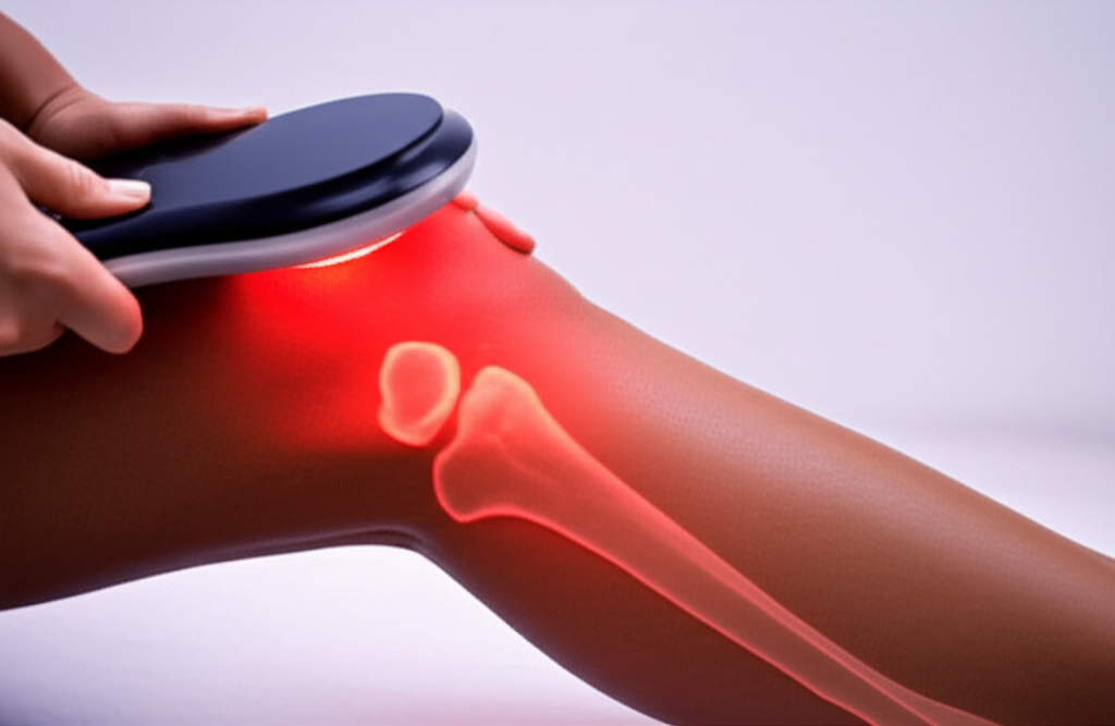 red light therapy knee pain wavelengths