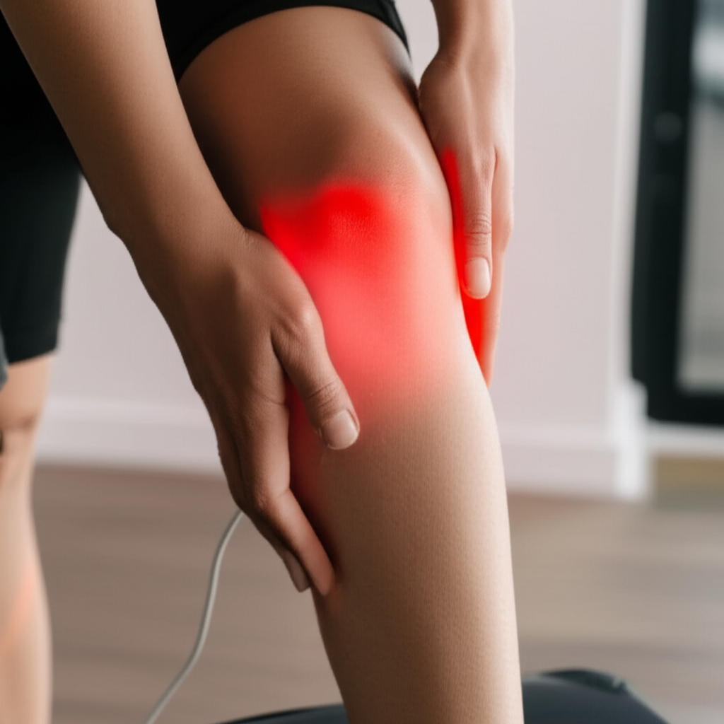 red light therapy knee pain wavelengths